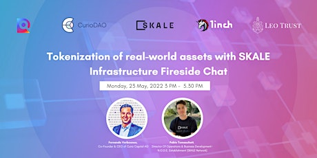 Hauptbild für Tokenization of real-world assets with SKALE | Infrastructure Fireside Chat