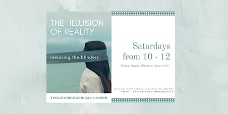 The Illusion of Reality - Removing the Blinders primary image