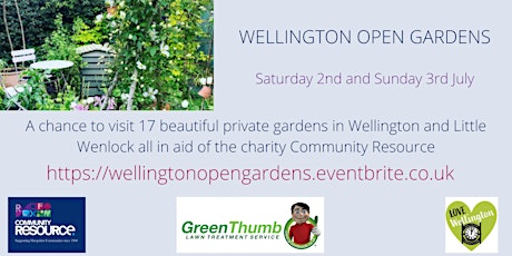 Hauptbild für Wellington Open Gardens in aid of Shropshire charity, Community Resource