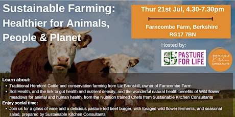 Sustainable Farming; Healthy for People and Planet - Farm Talk & Dinner tickets