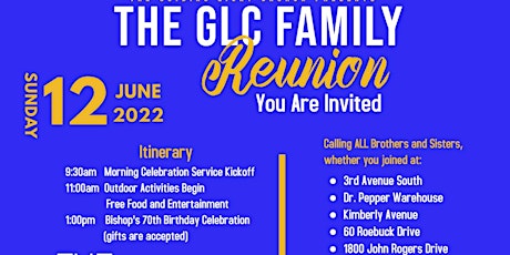 THE GLC FAMILY REUNION primary image