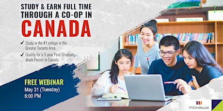 Study & Earn Full Time through a Co-op in Canada! (May 31, 6pm) tickets