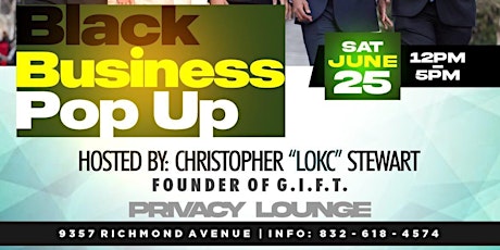 GIFT HTX-Black Business Pop-Up tickets