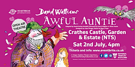 David Walliams - Awful Auntie - Outdoor Theatre tickets
