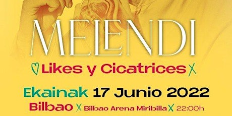Concierto Melendi Bilbao 17 de junio entradas