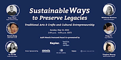 Sustainable Ways to Preserve Legacies | AAPI Month Featured Panel Talk tickets