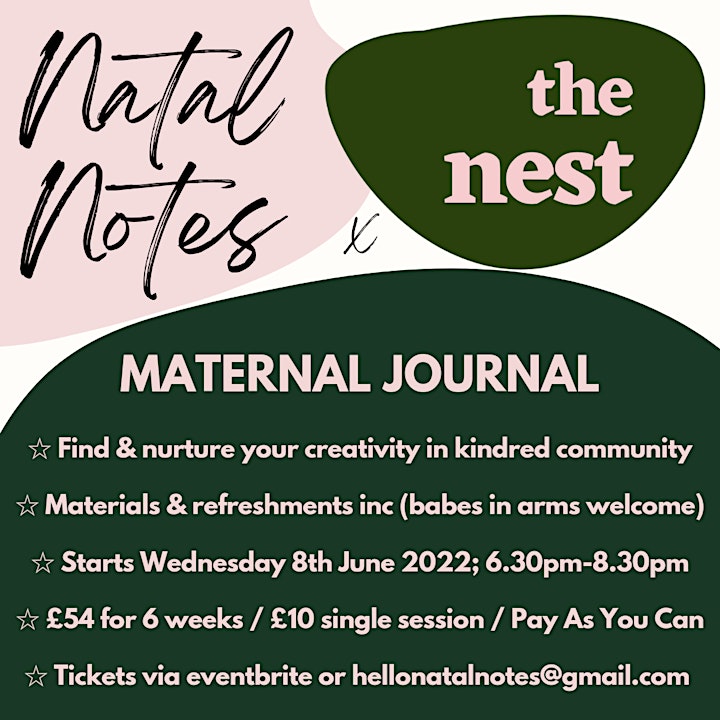 Maternal Journal @ The Nest image
