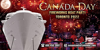 Canada Day Fireworks Boat Party Toronto 2022