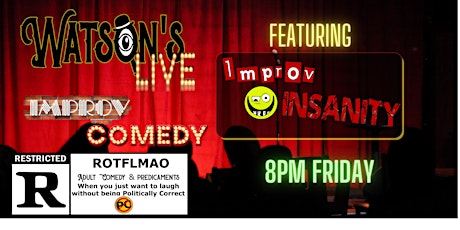 Watson's Live! Adult Comedy Show tickets