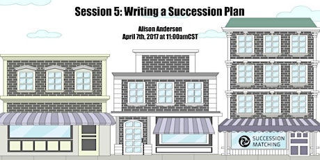 Writing a Succession Plan with Alison Anderson primary image