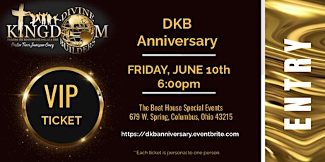 Black Tie Anniversary Gala tickets