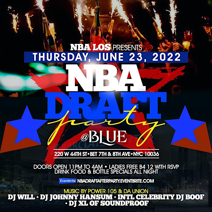 Thurs 6/23 ● NBA Draft After Party  @ Blue Midtown image