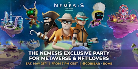 Immagine principale di The Nemesis Metaverse BWS Rome Exclusive Party 