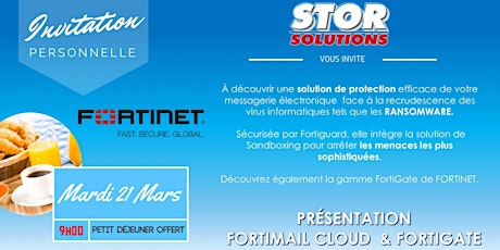 Image principale de Présentation FortiMail Cloud et Fortigate de FORTINET