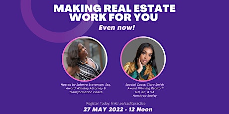 Freedom Friday: Making Real Estate Work for You with Realtor, Tiara Smith tickets