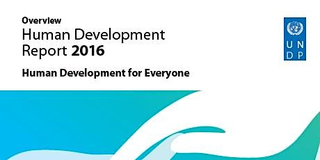 Launch of UNDP Human Development Report 2016 primary image