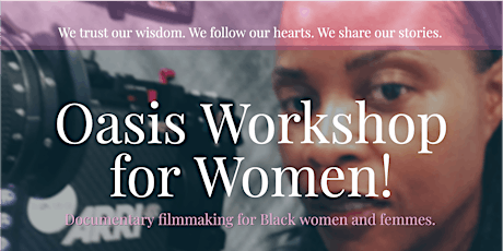 Documentary Filmmaking Workshop for All!