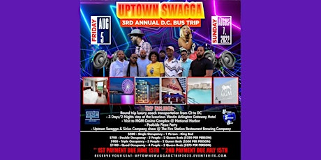 Uptown Swagga DC Bus Trip 2022 tickets