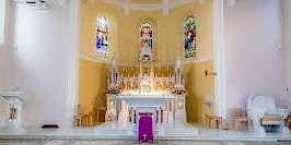 Sunday Mass,St Mary’s Star of the Sea Portstewart,socially distanced spaces