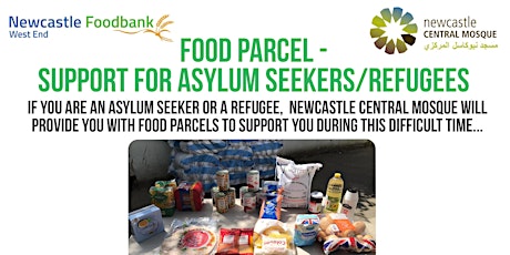 Food Parcels for Refugees/Asylum Seekers - Monday 30th May tickets