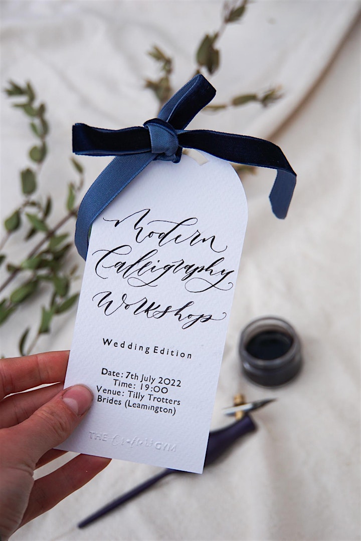 Modern Calligraphy Workshop for Beginners - Wedding Edition! image