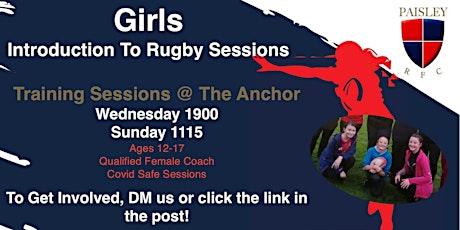 Paisley RFC Youth Rugby Training - Midi Girls tickets