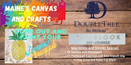 Public Wine and Paint event at DoubleTree - Overlook Sky Lounge tickets
