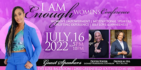 I am Enough Women's Conference Series tickets