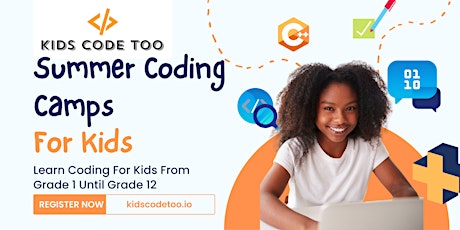 5 Day Online JavaScript Coding Camp for Kids (8-10) biglietti