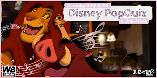 De Disney PopQuiz & Sing-Along | | Leiden