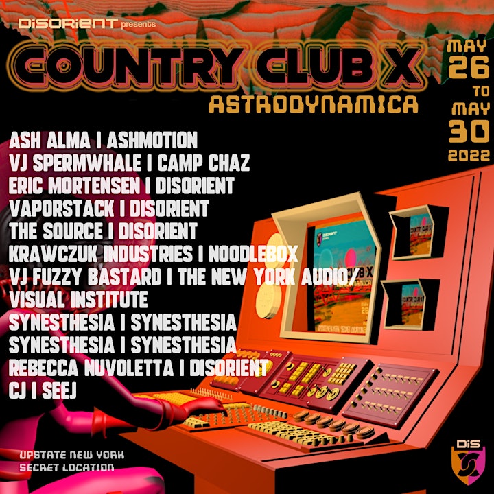 Disorient presents: COUNTRY CLUB X - Astrodynamica image