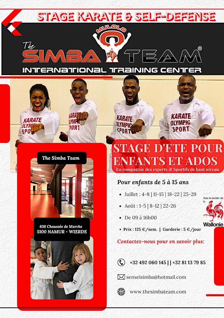 Image pour The Simba Team - Stage Karaté & Self-Défense (Semaine 4) 