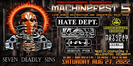 Machinefest 5 tickets