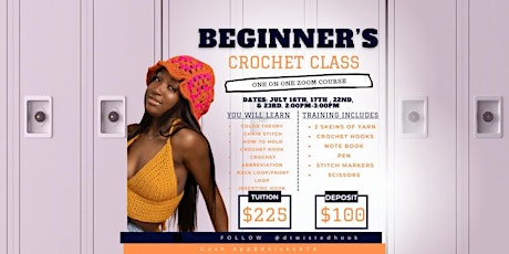 Beginner’s Crochet Class tickets