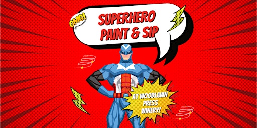 Superhero Paint & Sip