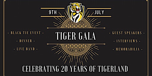 Tiger Gala - Celebrating 20 Years