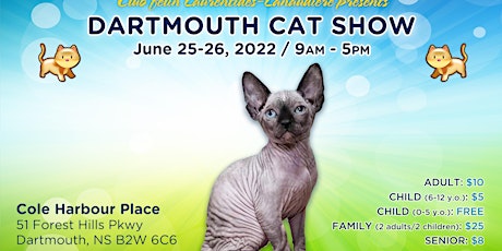 Dartmouth Cat Show tickets