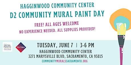 D2 Hagginwood Community Mural Paint Day! tickets