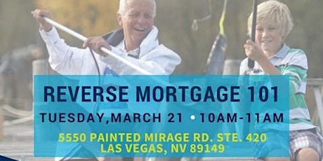 Reverse Mortgage 101 for Realtors, Tuesday, March 21, 2017 10:00am-11:00am primary image