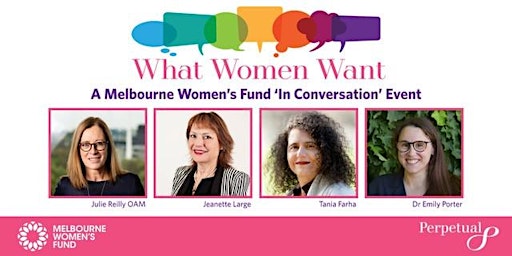 MWF - What Women Want "In Conversation" Event