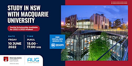 Study in NSW with Macquarie University tickets