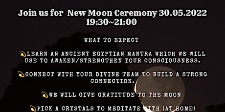 Online New Moon in Gemini  Ceremony 30th May 2022 tickets