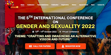The 5th International Conference on Gender and Sexuality 2022
