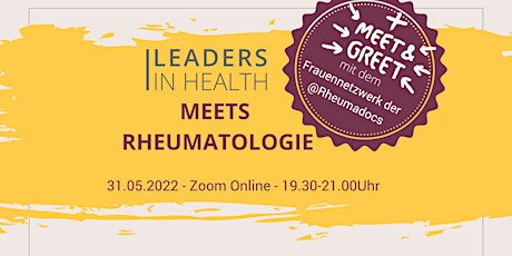 Leaders in Health meets Rheumatologie Tickets