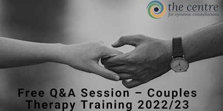 Free Q&A Session – Couples Therapy Training 2022/23 primary image