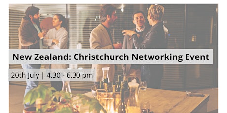 NZ200722  New Zealand: Christchurch Networking Event