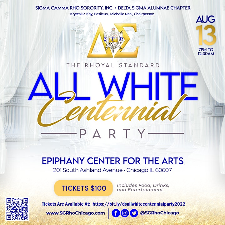 Delta Sigma Chapter presents The Rhoyal Standard All White Centennial Party image