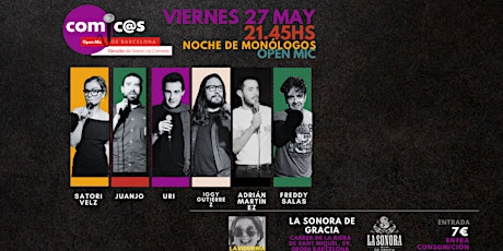 Cómic@s de Barcelona Viernes de Monólogos tickets
