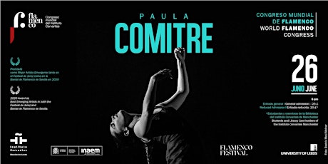 'Cuerpo Nombrado' by Paula Comitre - Flamenco at the Instituto Cervantes tickets