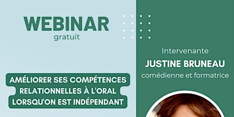 WEBINAR GRATUIT : Améliorer ses compétences relationnelles à l'oral primary image